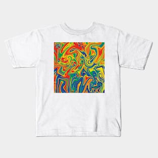 Tie Dye Rainbow Kids T-Shirt